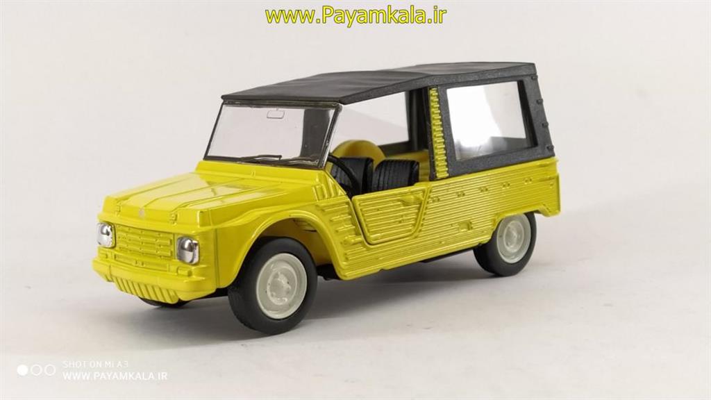 ماشین سیتروئن ماهاری ( CITROEN MEHARI 1968 BY WELLY) زرد